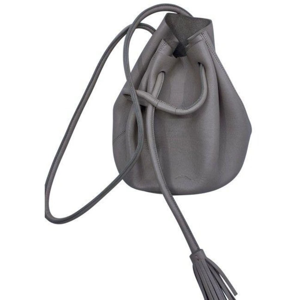 Shaffer La Msrp Beige Leather Shoulder Bag